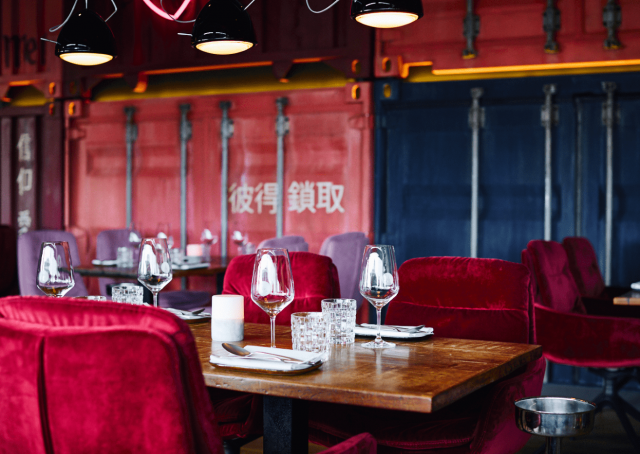 Eating fish in Hamburg